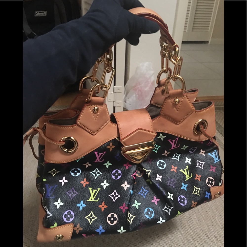 Authentic LV Ursula Black Multicolor Bag
